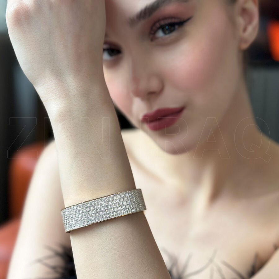 6.96 ct.Design Diamond Bracelet - 1