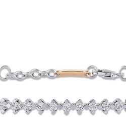 0.30 ct.Love Compass Diamond Bracelet - 1