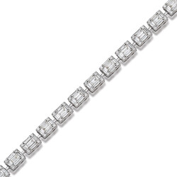 2.79 ct.Baguette Diamond Bracelet - 2