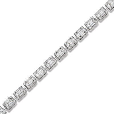 2.79 ct.Baguette Diamond Bracelet - 2