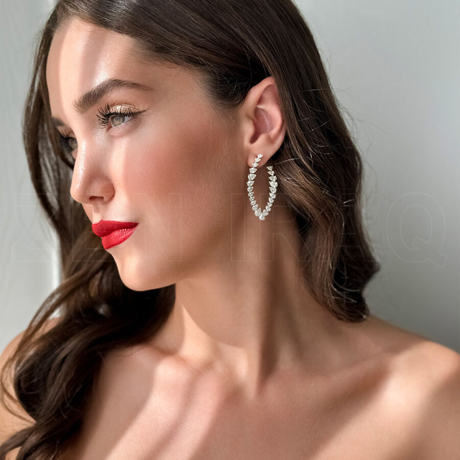 7.96 ct.Diamond Earrings - 1