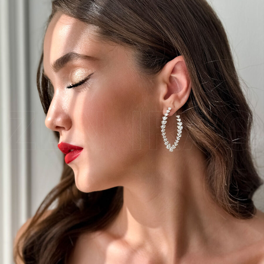 7.96 ct.Diamond Earrings - 3