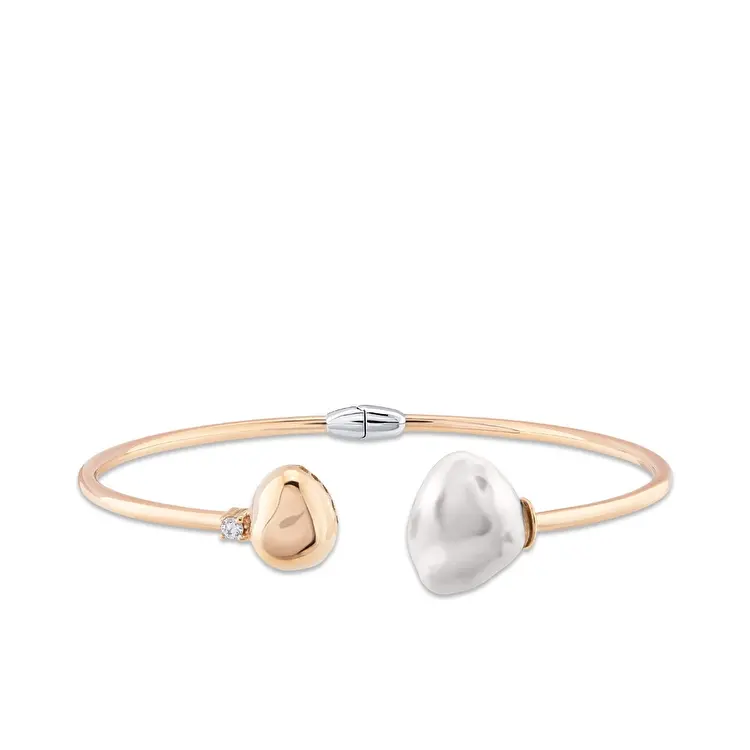 1.54 ct.Pearl Diamond Bracelet - 1
