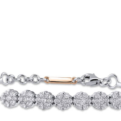 0.80 ct.Reina Diamond Bracelet - 2