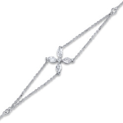 0.37 ct.Marquise Diamond Bracelet - 2