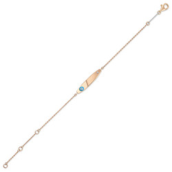 0.01 ct.Amulet Diamond Kids Bracelet - 3