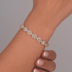 8.44 ct.Design Diamond Bracelet - 1