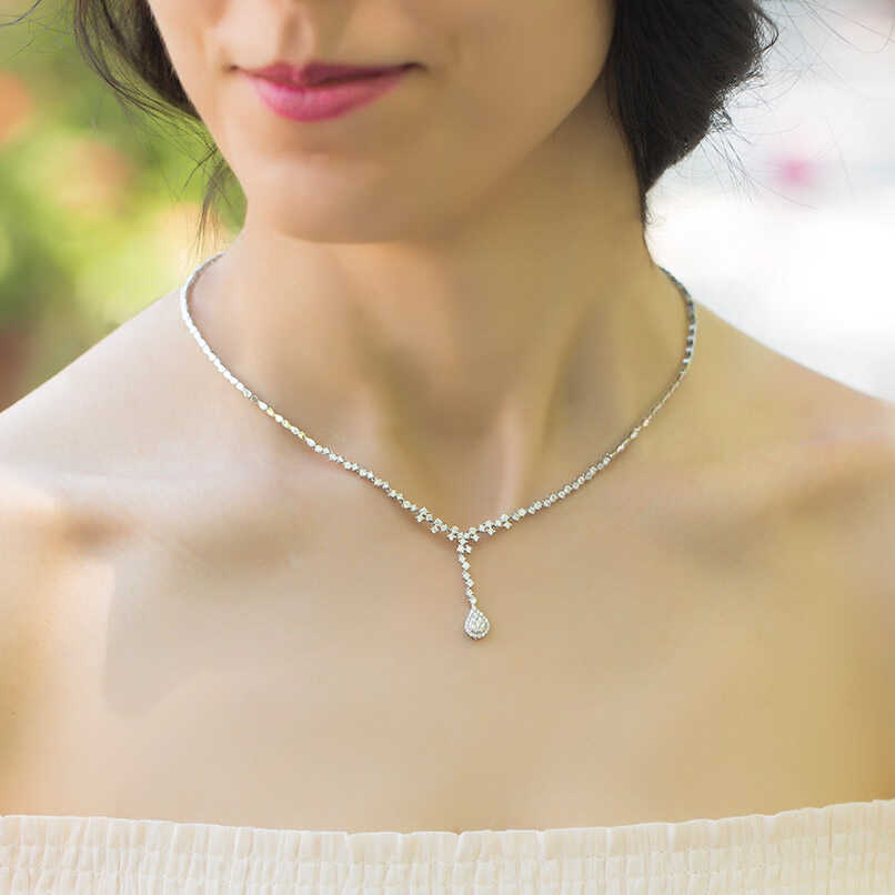 1.25 ct.Diamond Necklace Necklaces Zen Diamond