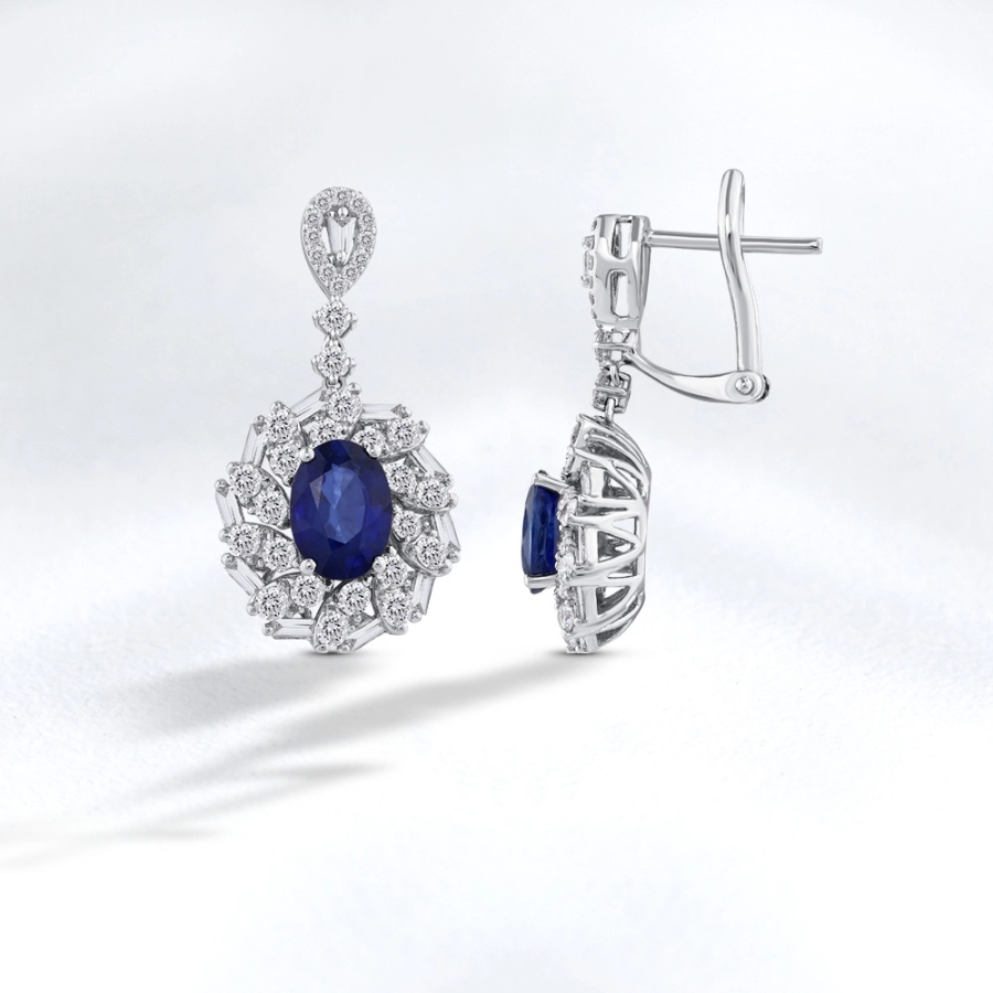 Sapphire Diamond Half Set - 2