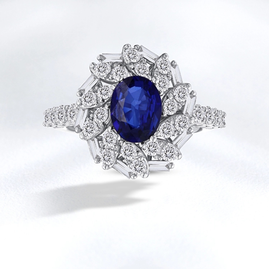 Sapphire Diamond Half Set - 3