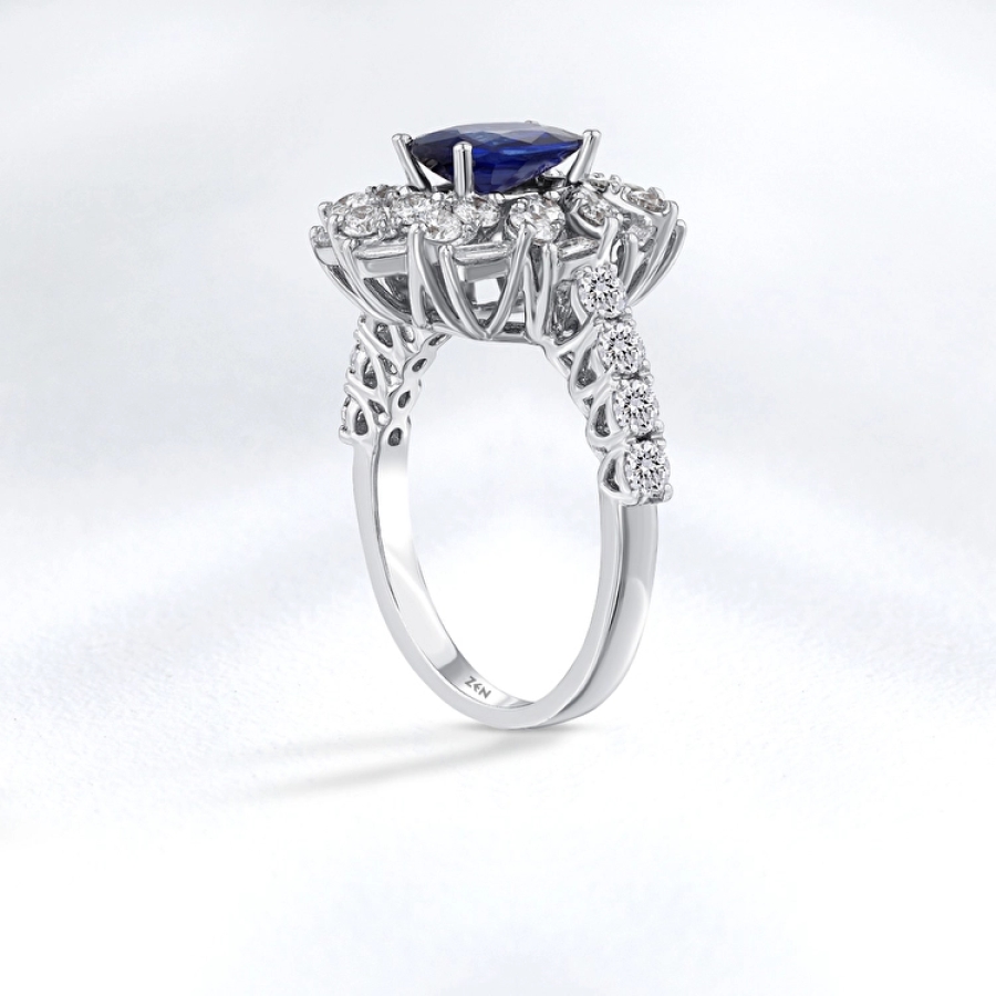 Sapphire Diamond Half Set - 5