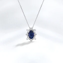 Sapphire Diamond Half Set