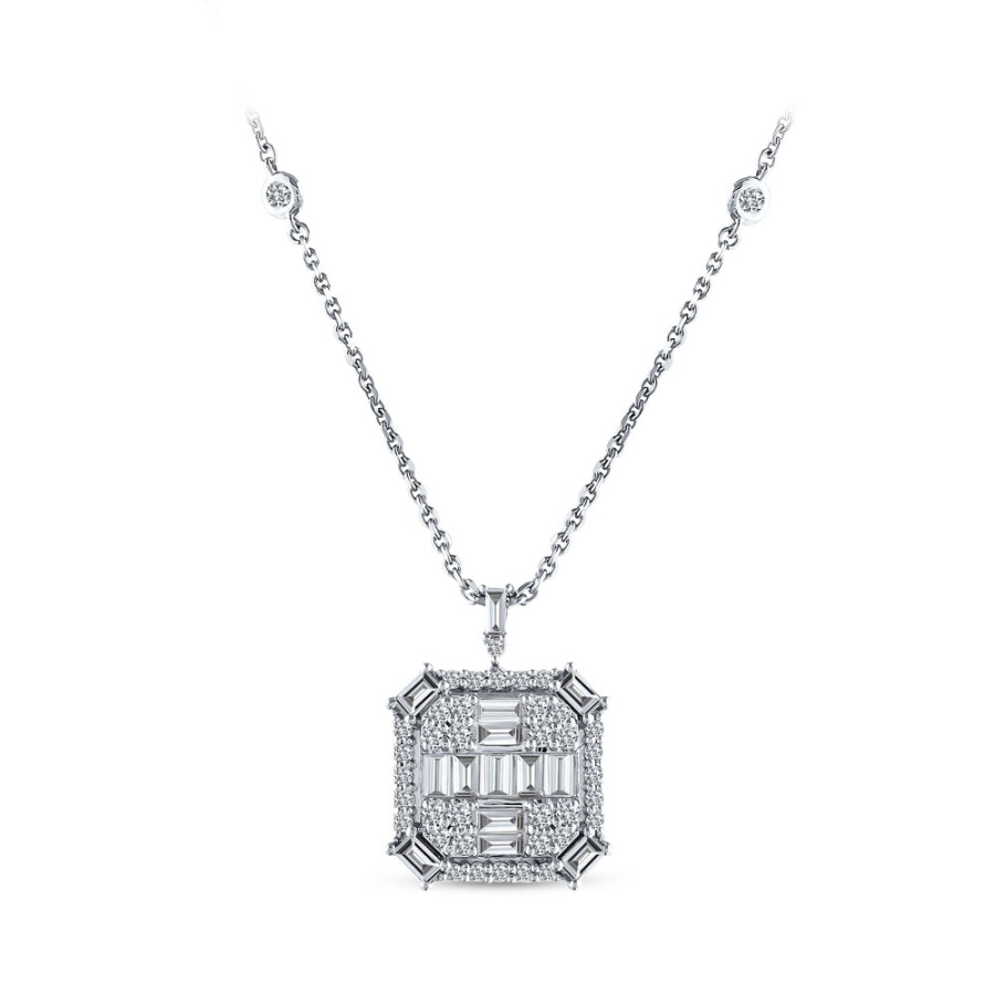 قلادة مرصعة بالألماس - Zen Diamond