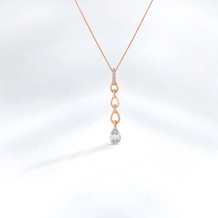 قلادة مرصعة بالألماس - Zen Diamond