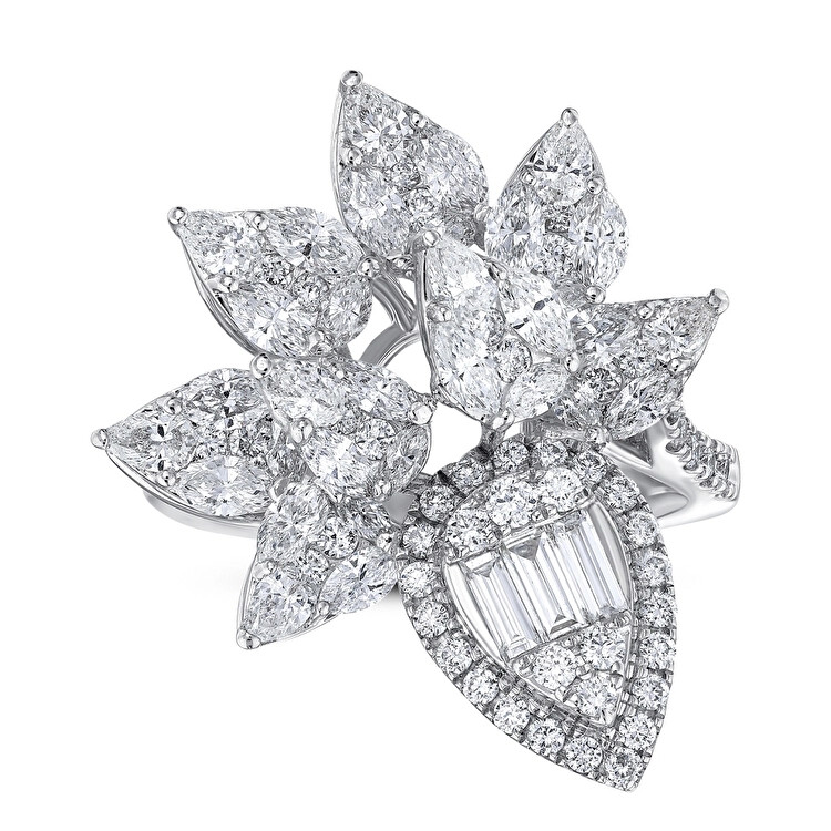 خاتم مرصع بالألماس - Zen Diamond