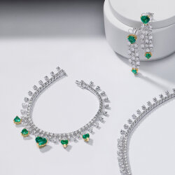 Emerald Diamond Set - 2