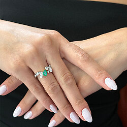 Emerald Diamond Set - 5
