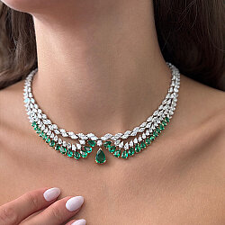 Emerald Diamond Set - 3