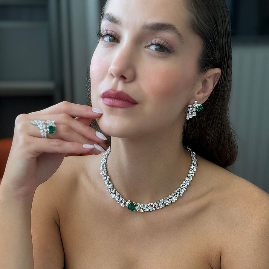 Emerald Diamond Set - 1