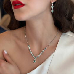 Emerald Diamond Set - 6