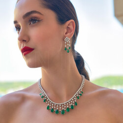 Emerald Diamond Set - 2