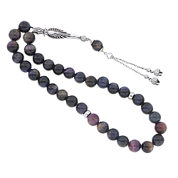 Pietersite Rosary & 0.20 Black Diamond - Zen Diamond