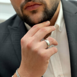 Platin Wedding Band - Zen Diamond