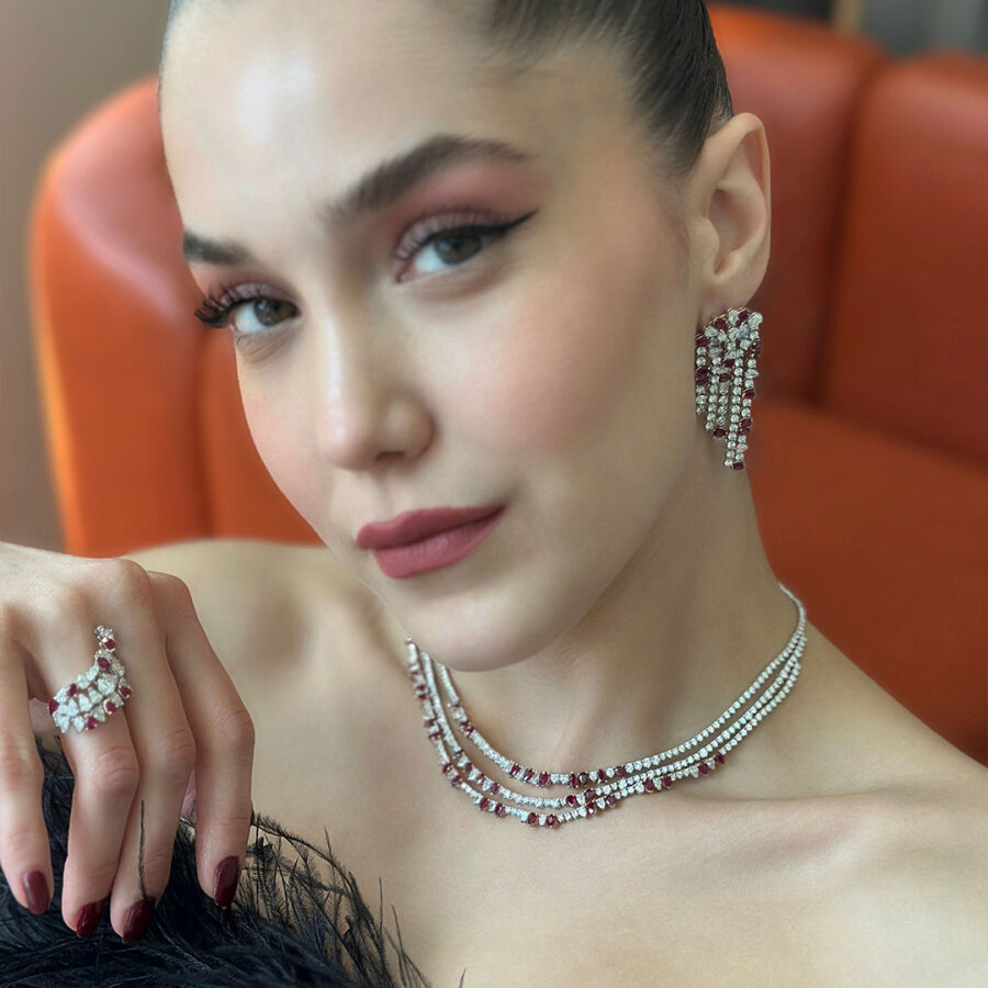 Ruby Diamond Set - 5