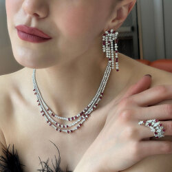 Ruby Diamond Set - 8