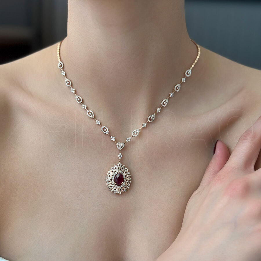 Ruby Diamond Set - 4