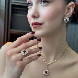 Ruby Diamond Set - 2