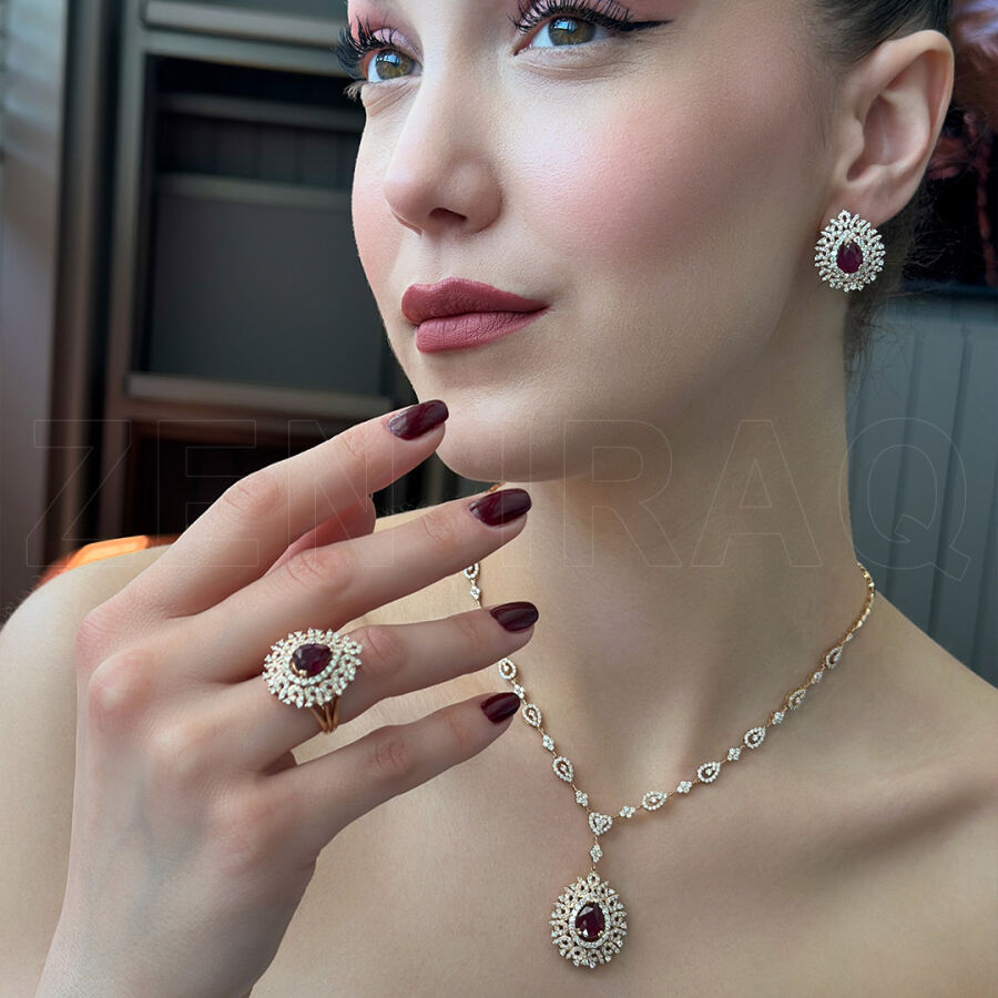 Ruby Diamond Set - 2