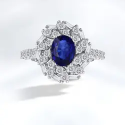 Sapphire Diamond Ring - Zen Diamond