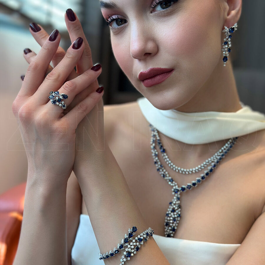 Sapphire Diamond Set - 1