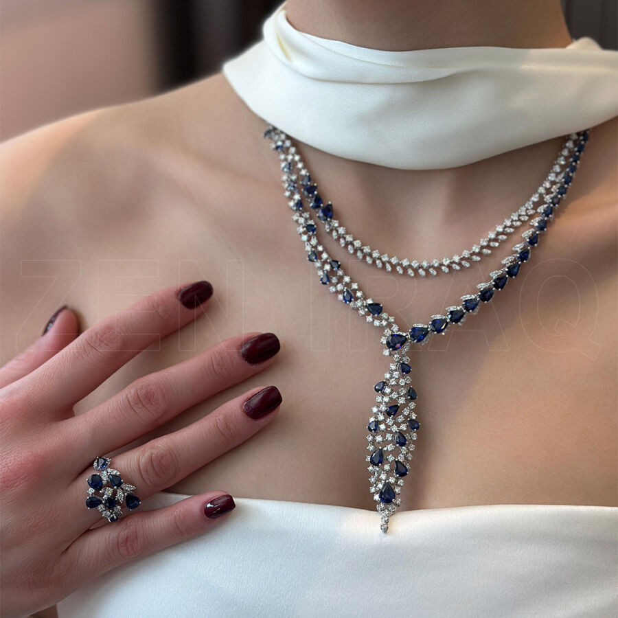 Sapphire Diamond Set - 4