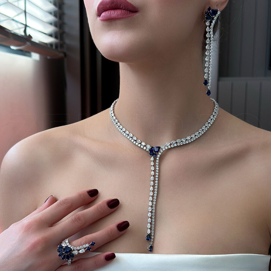 Sapphire Diamond Set - 1