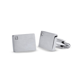 كافلنكس ستانلس ستيل مرصع بالألماس 0,04 قراط - Zen Diamond