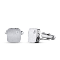 كافلنكس ستانلس ستيل مرصع بالألماس 0,04 قراط - Zen Diamond