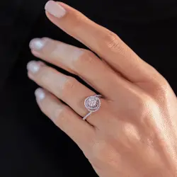 خاتم مرصّع بالألماس 0,61 قراط - 2