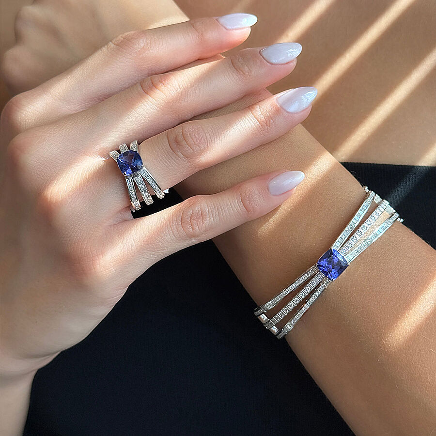 Tanzanite Diamond Set - 5