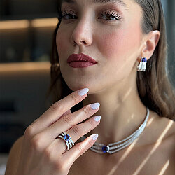 Tanzanite Diamond Set - 2
