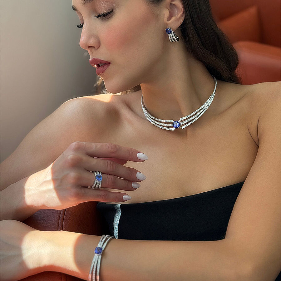 Tanzanite Diamond Set - 1
