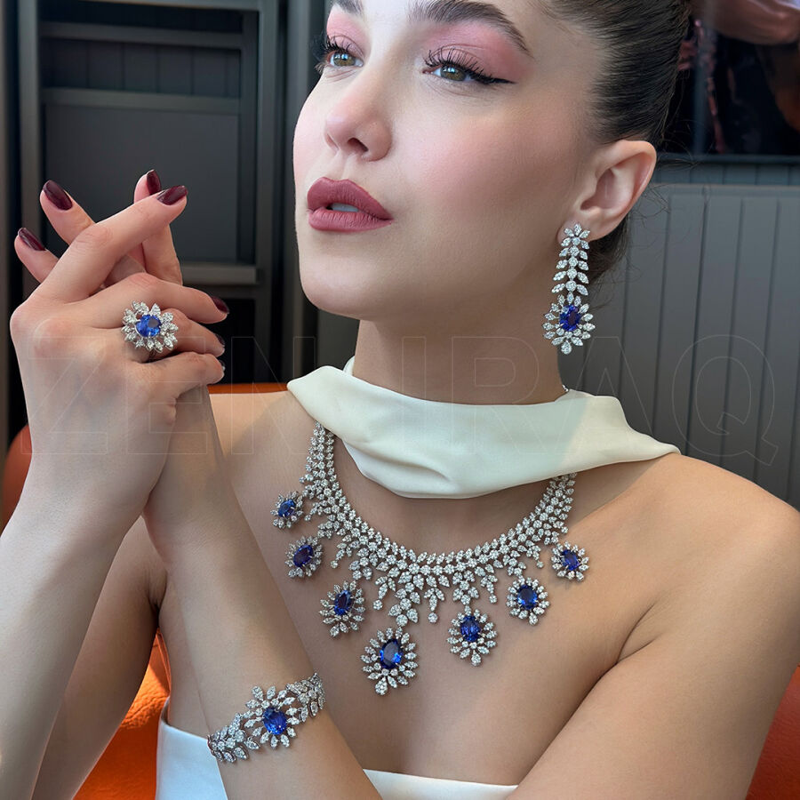 Tanzanite Diamond Set - 1