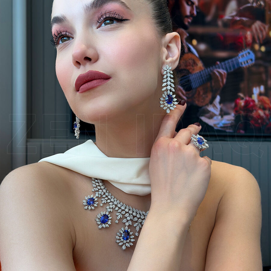 Tanzanite Diamond Set - 2