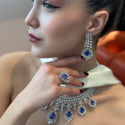 Tanzanite Diamond Set - 3