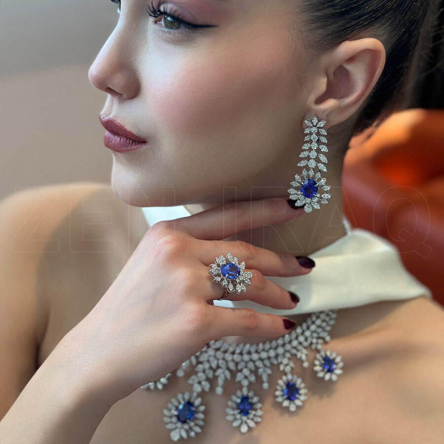 Tanzanite Diamond Set - 3