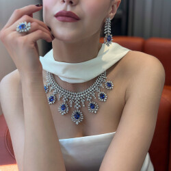 Tanzanite Diamond Set - 5