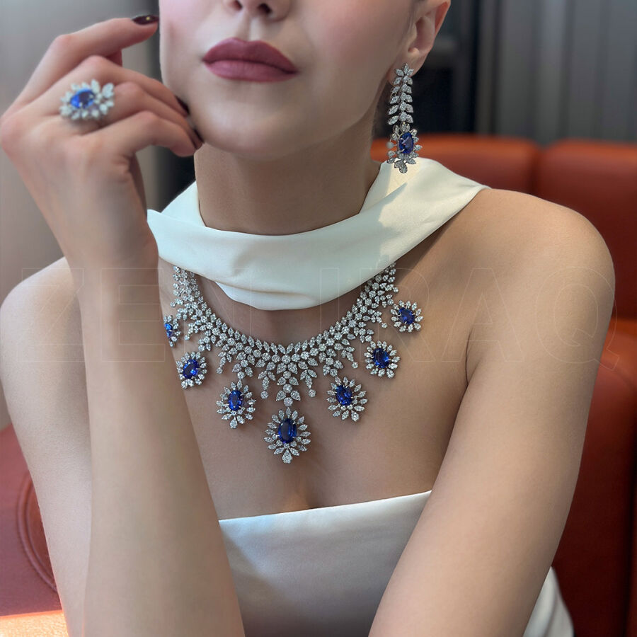 Tanzanite Diamond Set - 5